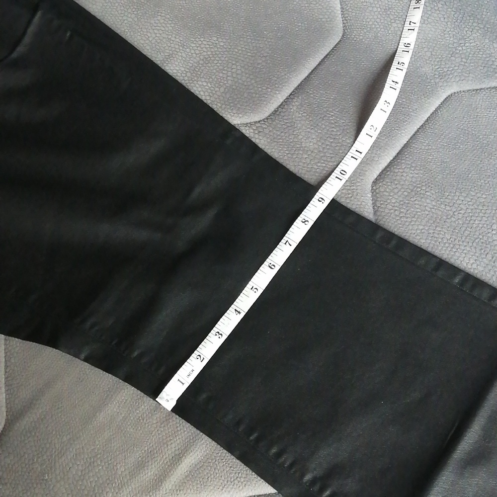 NWT Curvy-Fit Black Coated High-rise Flared Leg Jeans Plus Size - Picture 13 of 14
